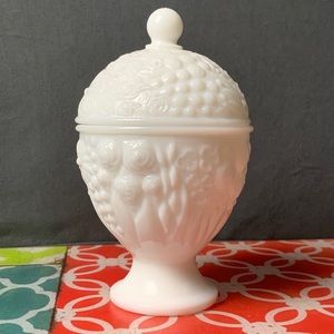 Elegant White Decorative Jar